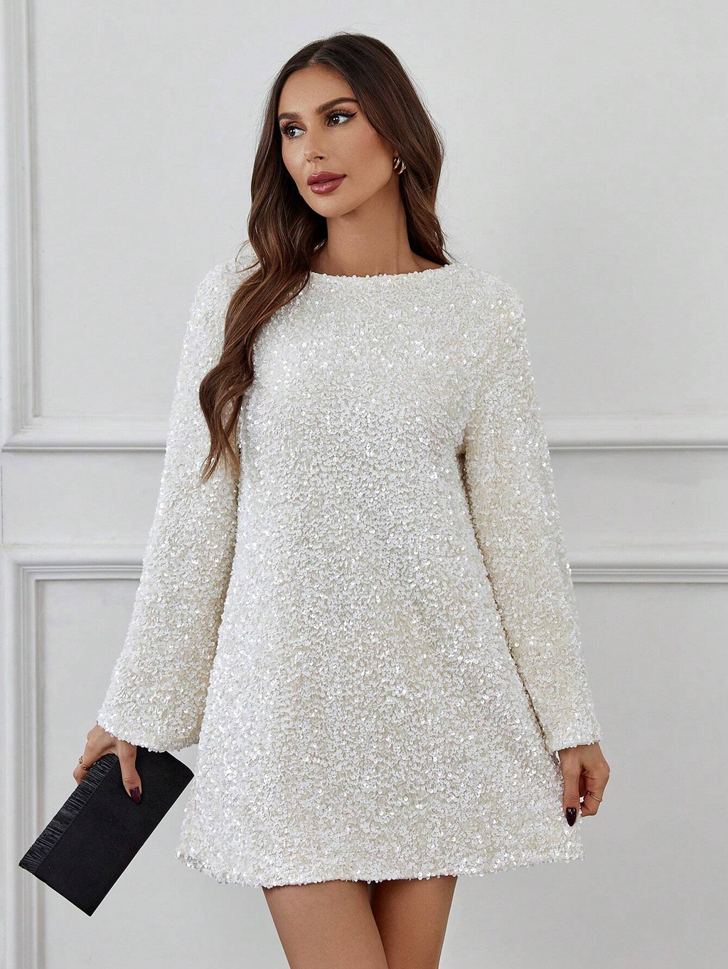 MAMA Sequined Tie-back Dress (Buy 2 Free Shipping)