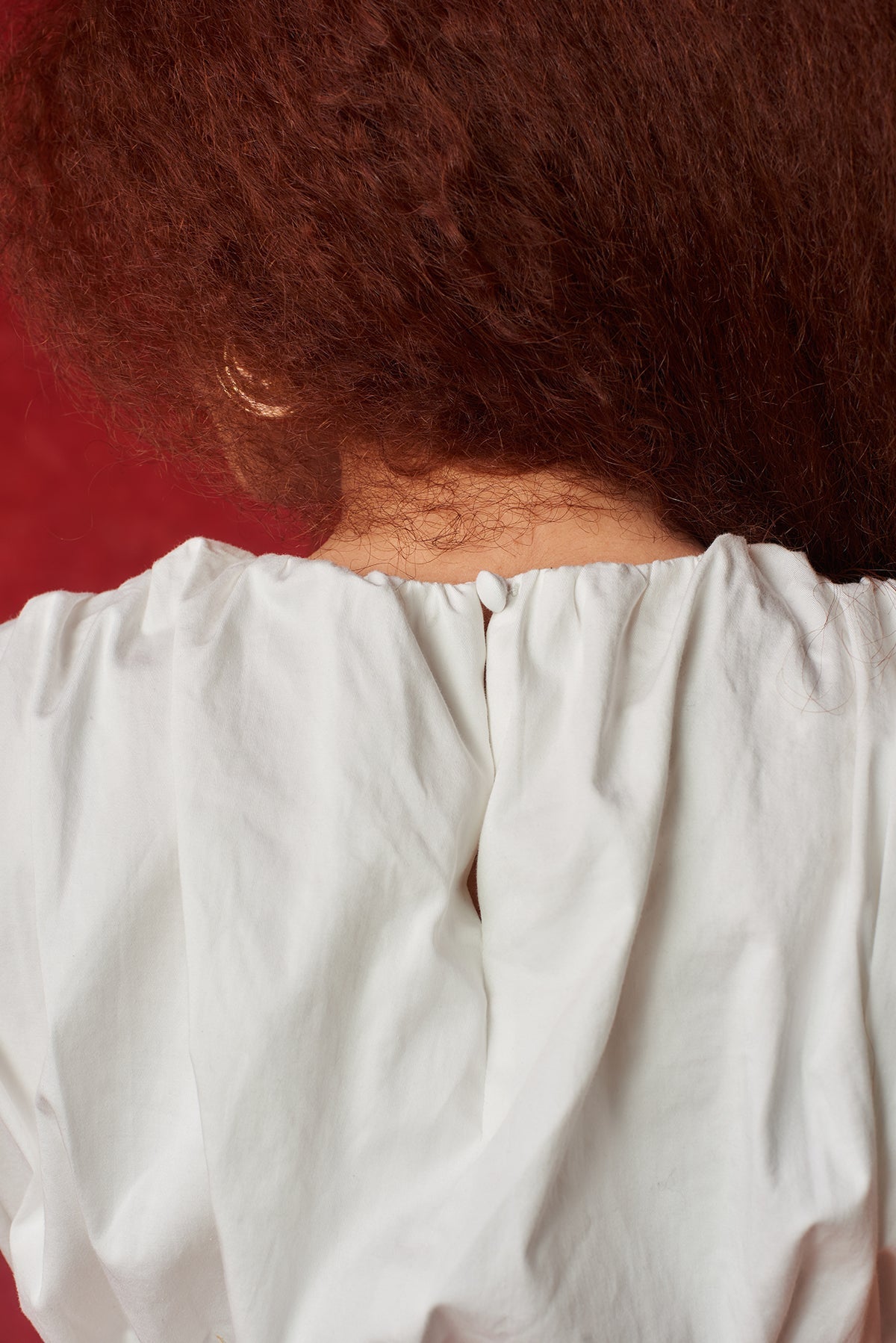 Adesuwa Ruched Cotton Long Dress (Buy 2 Free Shipping)