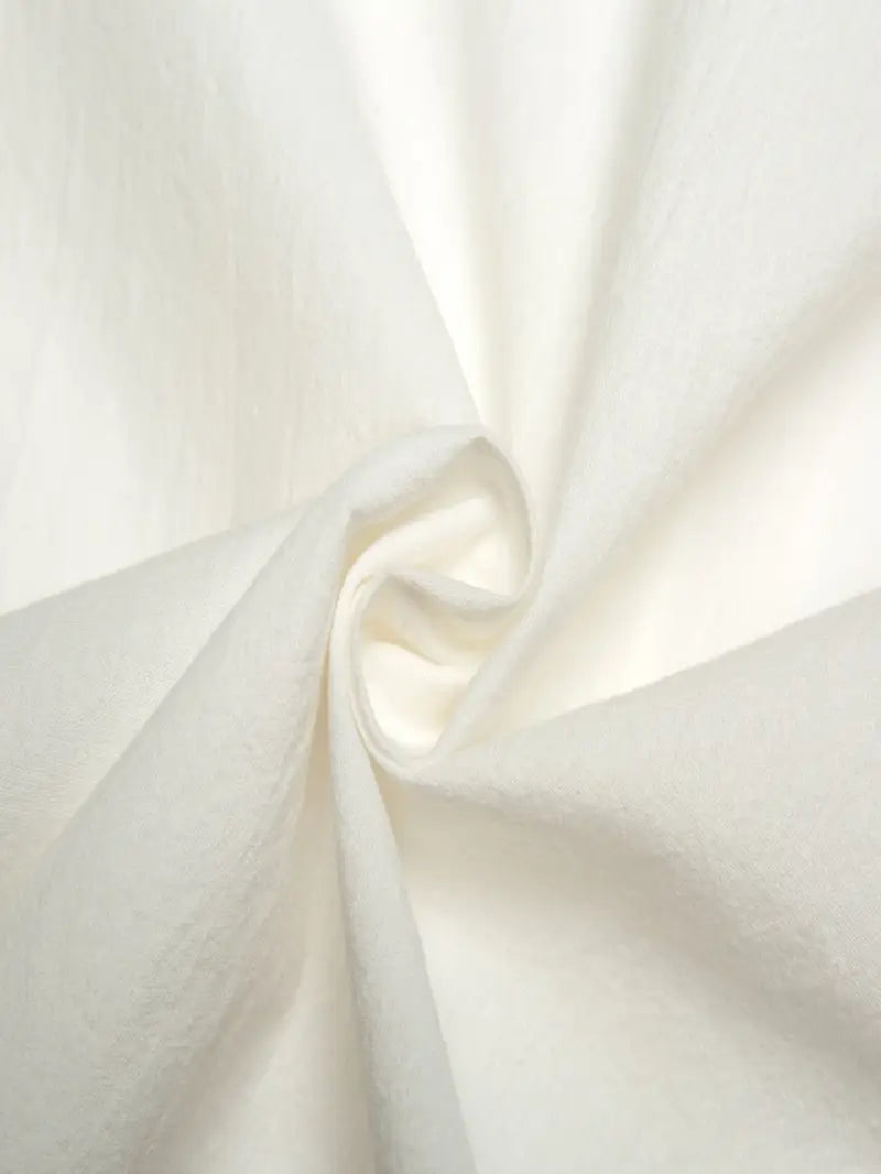 Hudson™ | Long-Sleeved Linen Shirt with Mandarin Collar