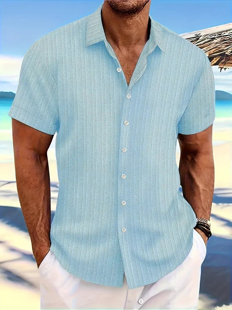 Simpson™ | Casual Linen Shirt with Buttons