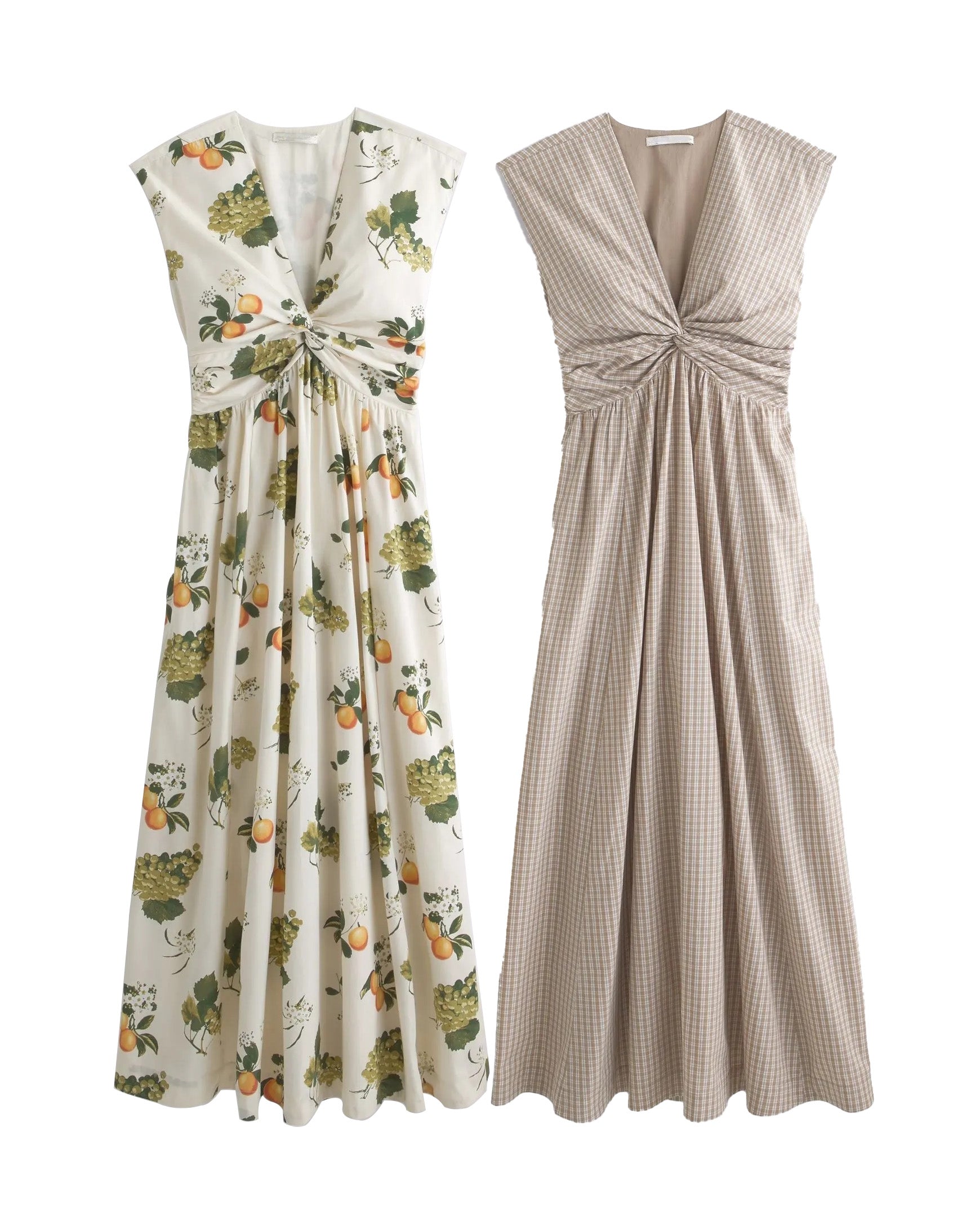 Twist-Front Maxi Dress (Buy 2 Free Shipping)