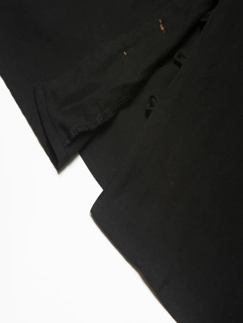 Hudson™ | Long-Sleeved Linen Shirt with Mandarin Collar