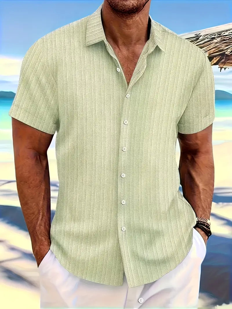 Simpson™ | Casual Linen Shirt with Buttons