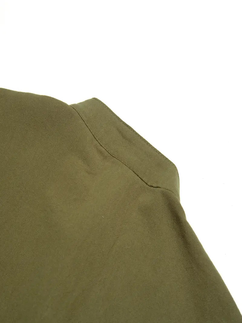 Hudson™ | Long-Sleeved Linen Shirt with Mandarin Collar