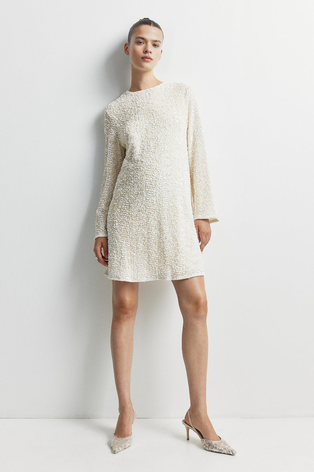 MAMA Sequined Tie-back Dress (Buy 2 Free Shipping)