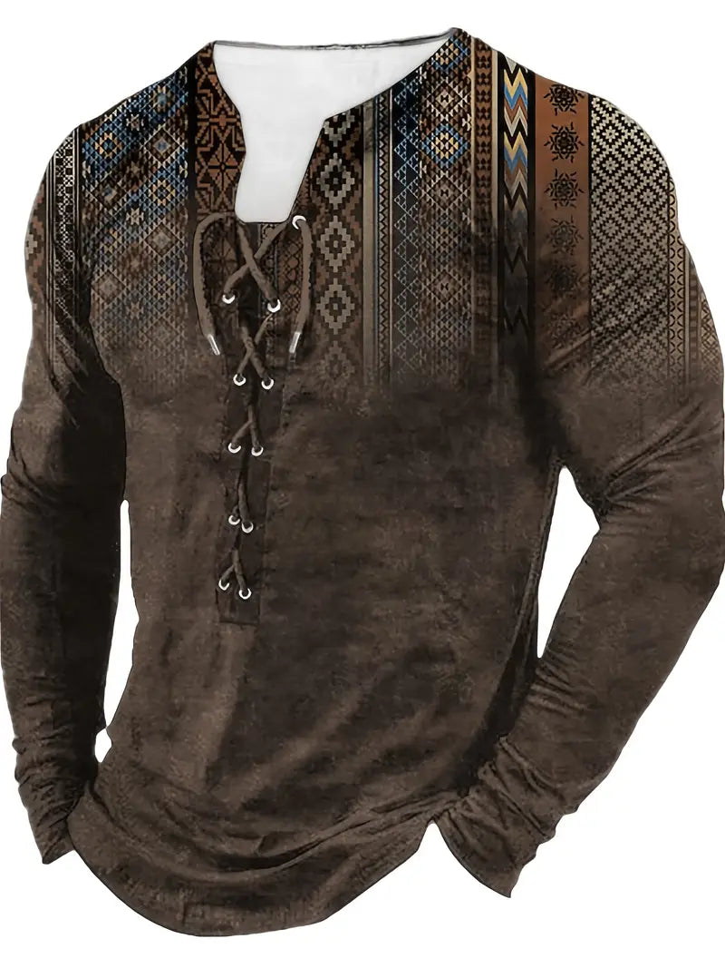 Clayton™ | Bohemian-Style Long-Sleeved Shirt