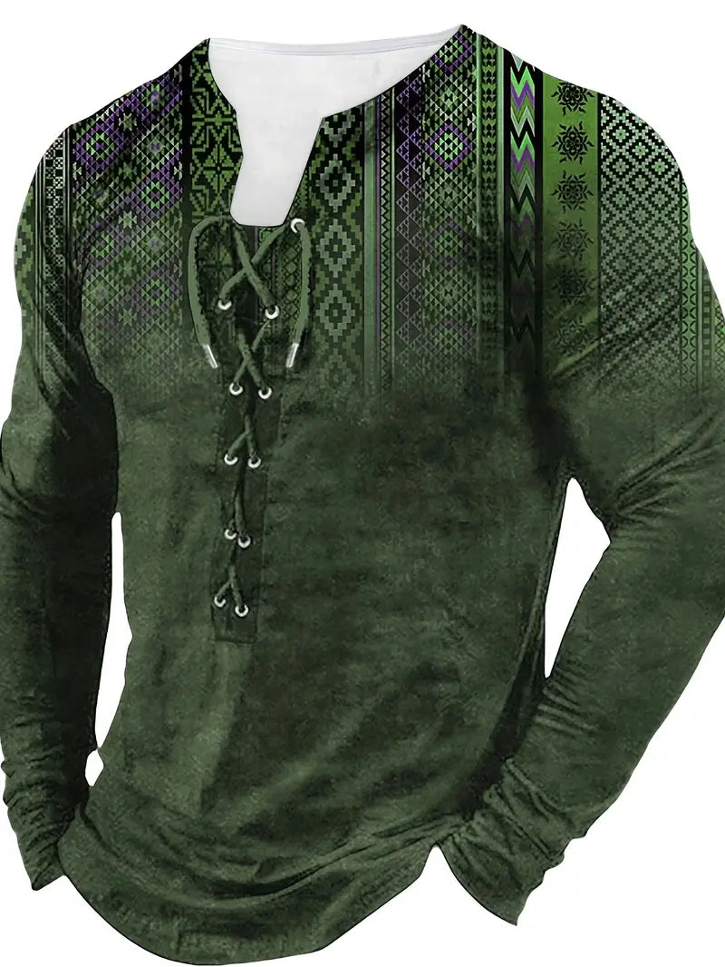 Clayton™ | Bohemian-Style Long-Sleeved Shirt