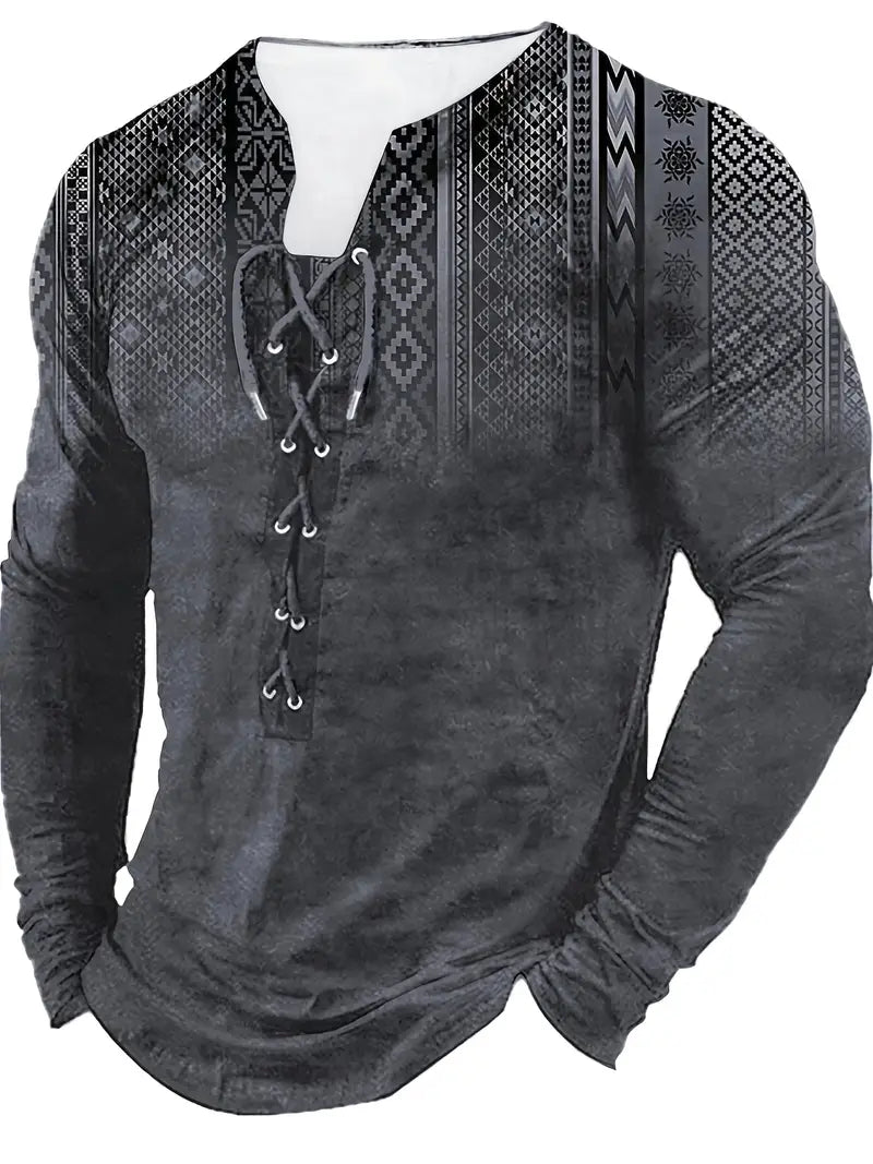 Clayton™ | Bohemian-Style Long-Sleeved Shirt