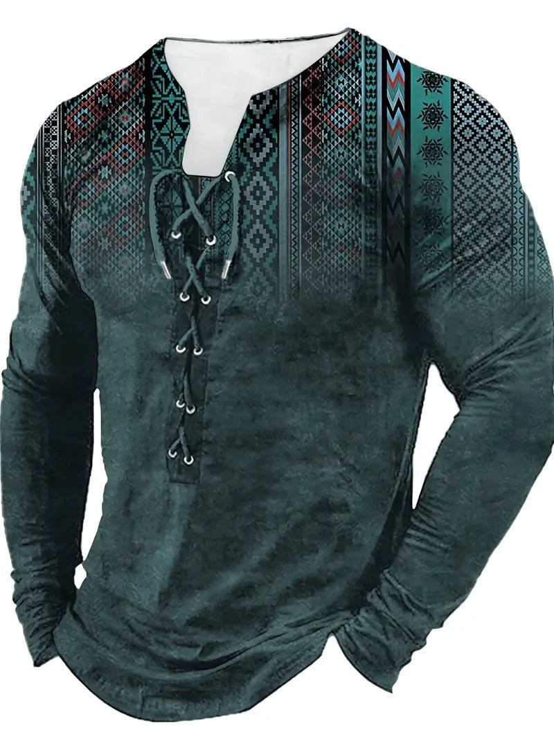 Clayton™ | Bohemian-Style Long-Sleeved Shirt